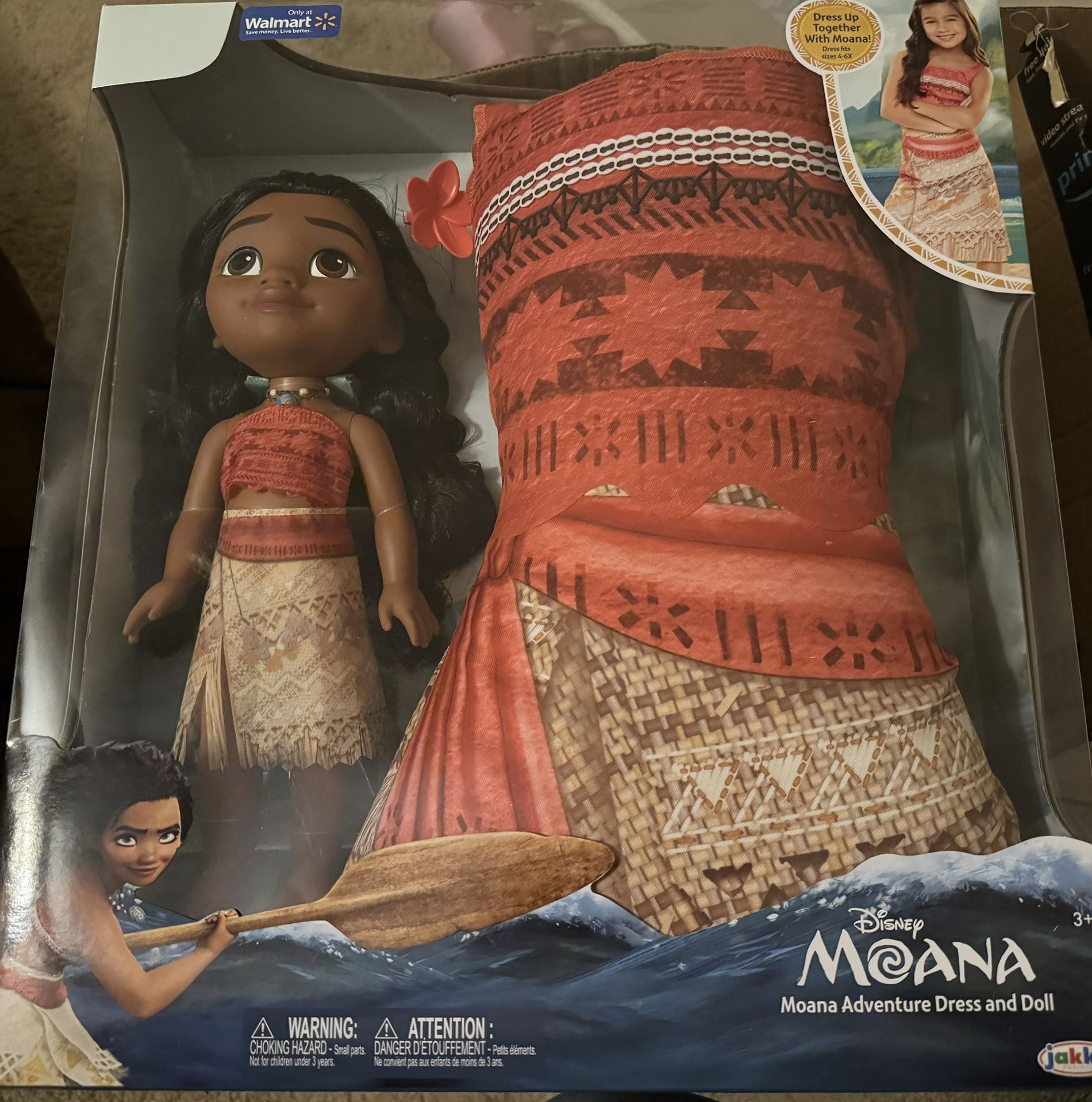 Disney Moana Costume and Doll 