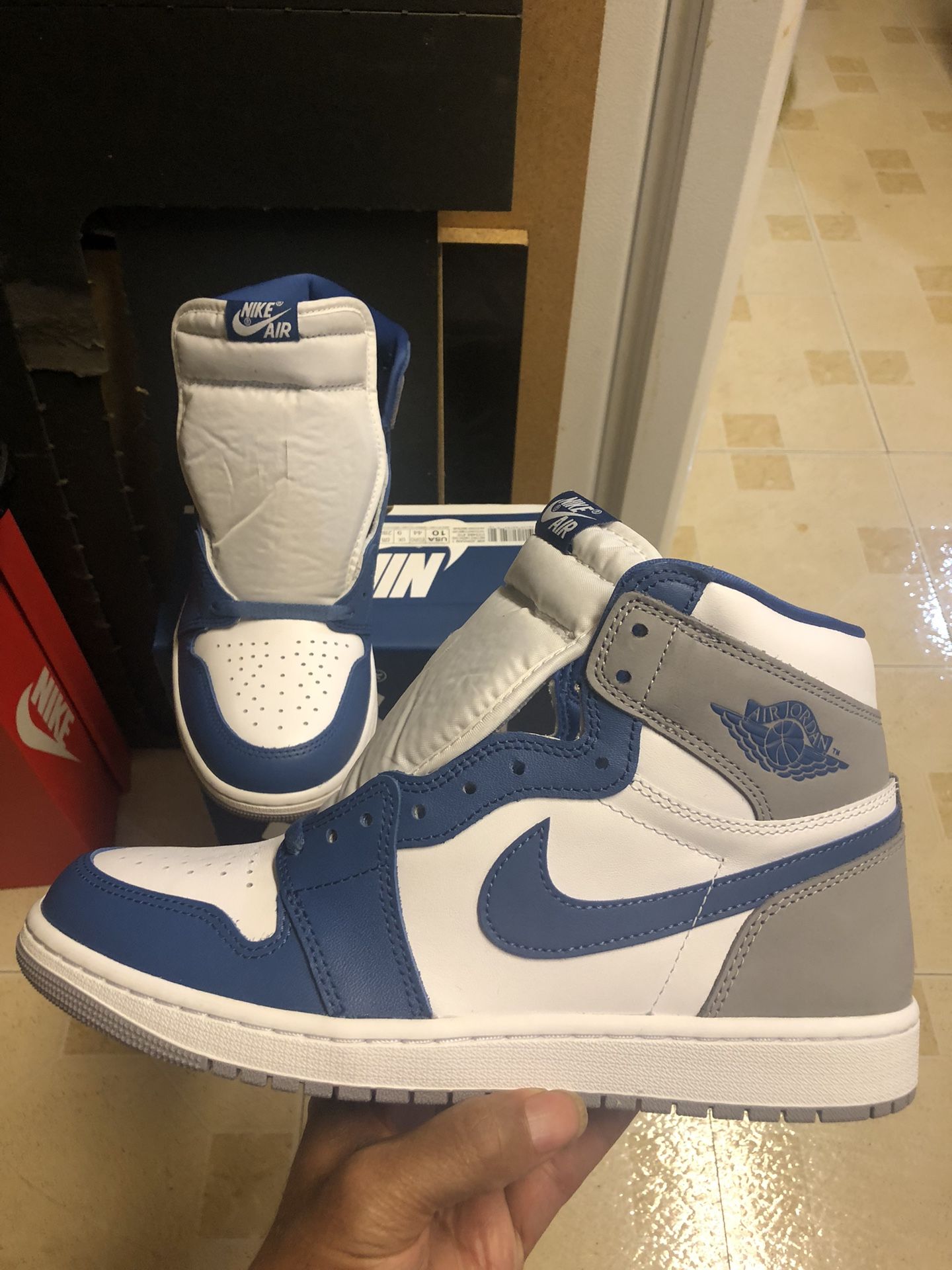 Air Jordan 1 True Blue; DS; Size 10