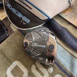 Callaway Paradym Ai Smoke Triple Diamond Max 9 Degree Golf Driver Head Only 