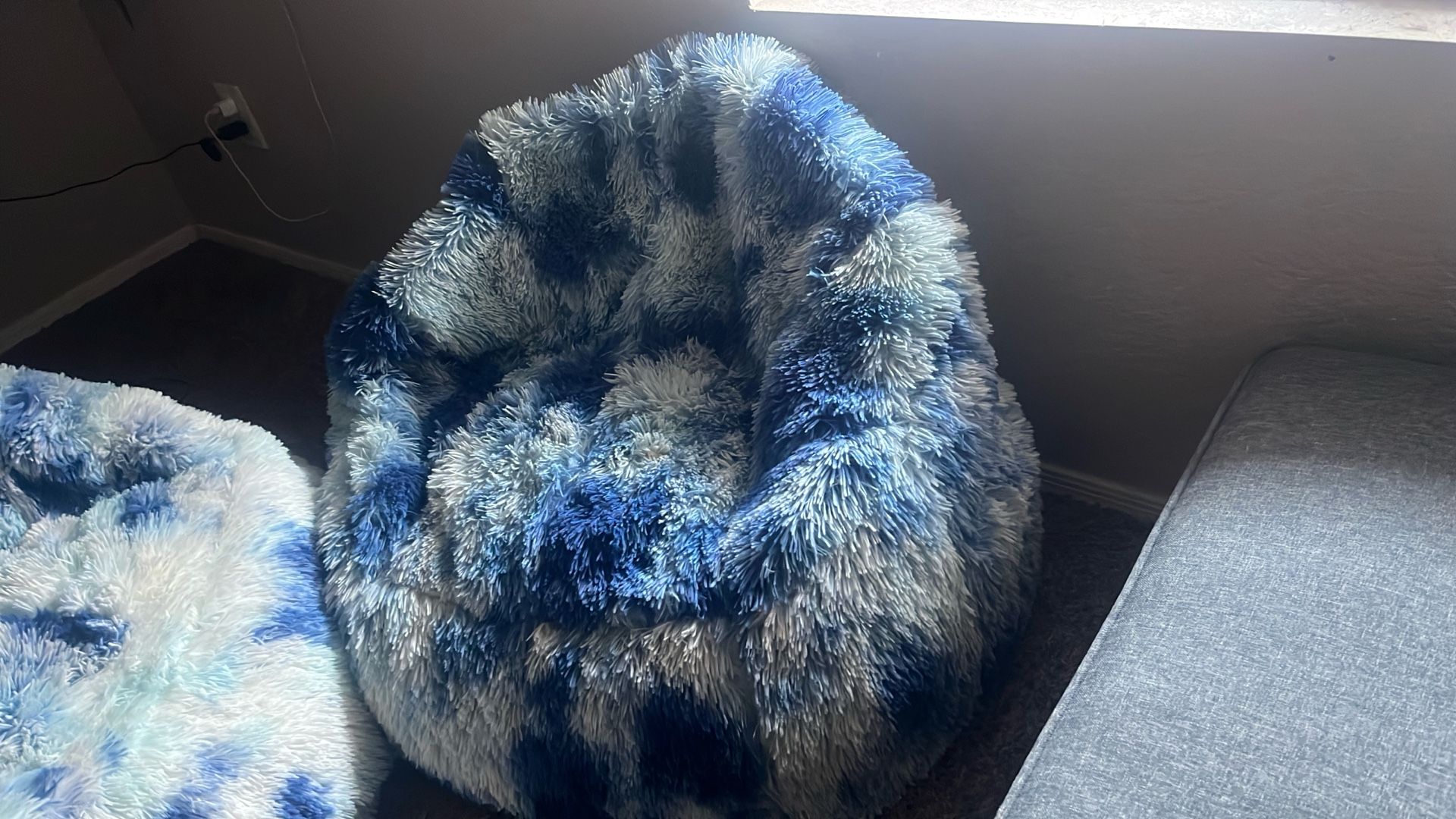 Blue Tye Dye Bean Bags