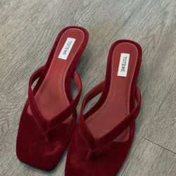 Toteme Heeled Flip Flops Original $500+