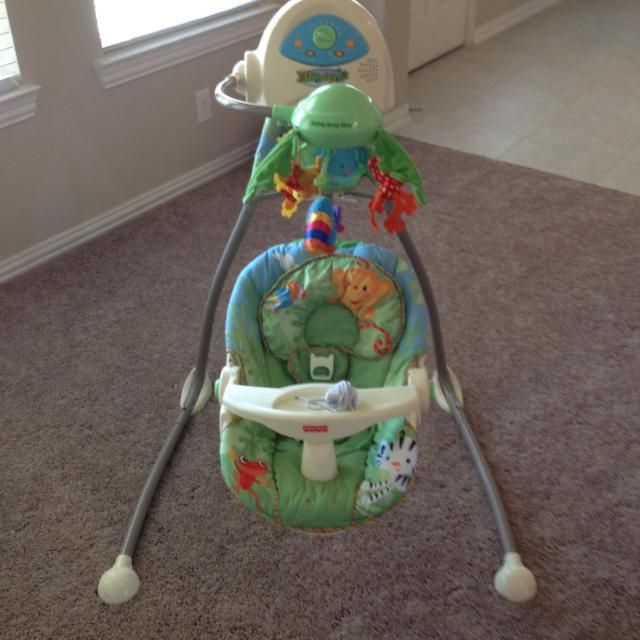 Fisher price rainforest baby swing