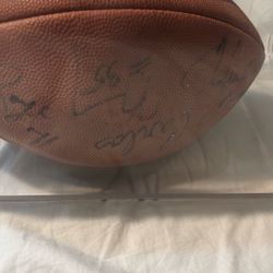 Signed Steelers Football
