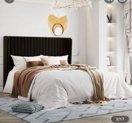 Queen headboard + frame