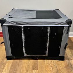 New 42 Inch Foldable Portable Soft Sided Dog Crate