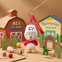 Starbucks Korea - Toy Story 5 Bearista Forky Key Ring (Limited Edition)