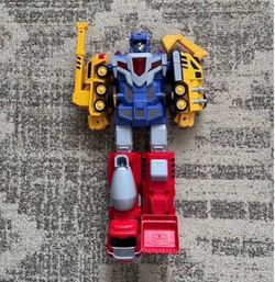 Construction Vehicles Transform Robot Toys  5 in 1 Trucks Gifts for Boys Girls