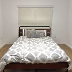 Queen Size Bed And Bed Frame 