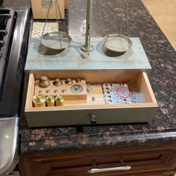 Balance Scale With Weights Troy 