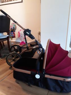 Moon star baby stroller