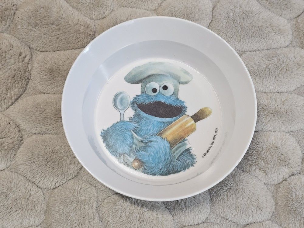 Vintage Muppets Cookie Monster 5” Bowl - NHP