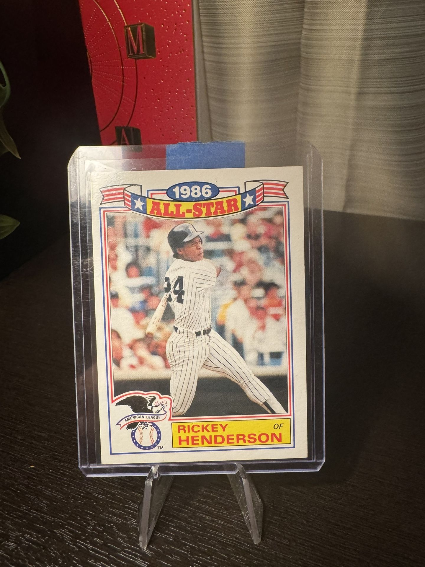 Rickey Henderson All Star Game 1986