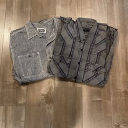 Converse One Star 2000’s-2010’s Mens Dress Shirts 2 pack