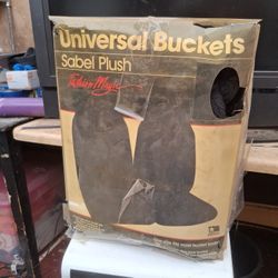 New Black Bucket Seat Covers 