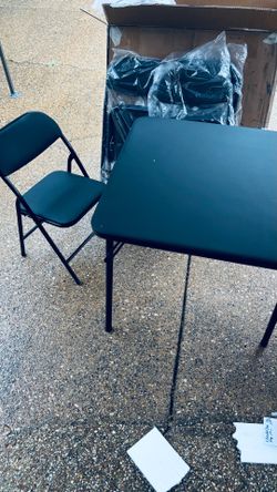 Kids Folding Table and Chairs Set