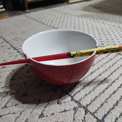 Bowl with Chopsticks