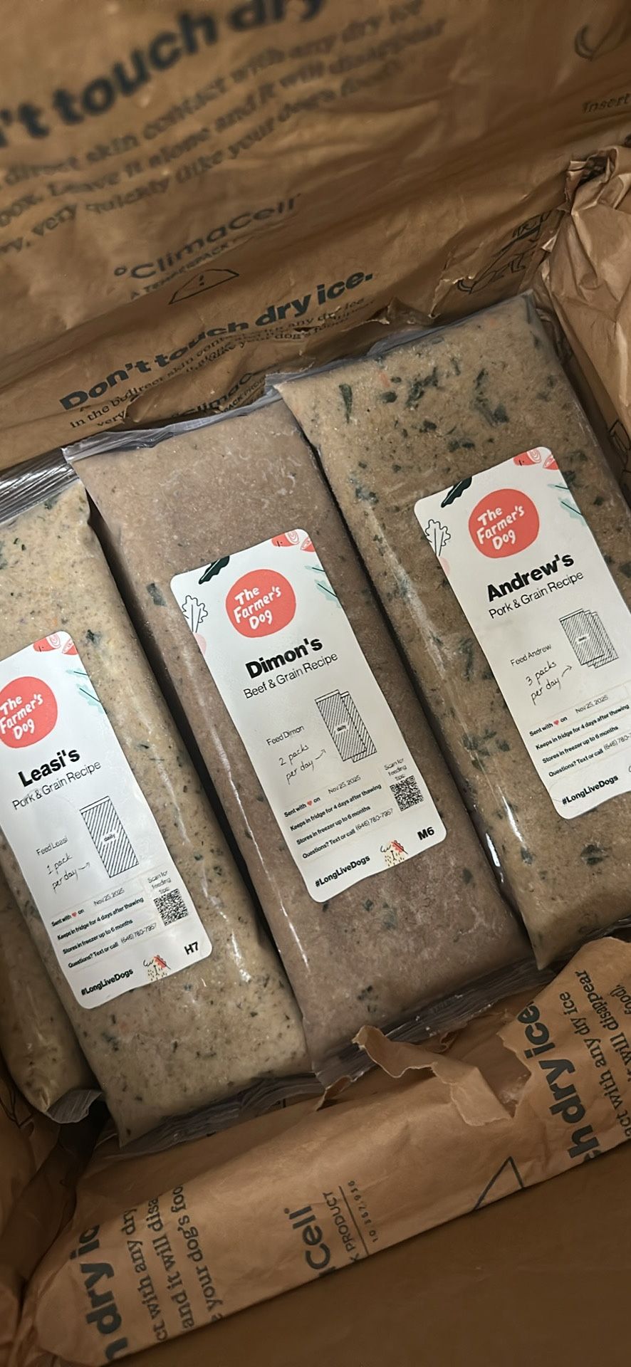 Fresh Dog Food, Farmers Dog 42 Packs