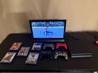 Tv, PlayStation 4, controllers , games