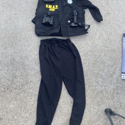 Swat Police Officer Small 5-6years Old Custom
