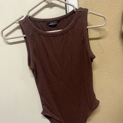  Brown Body Suit 