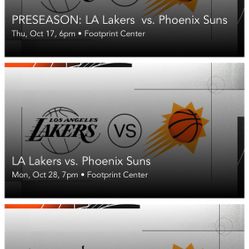 Phoenix Suns Tickets ! 