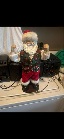 Animated Santa Claus Christmas Figure