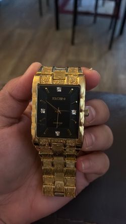 Elgin Men's gold nugget watch