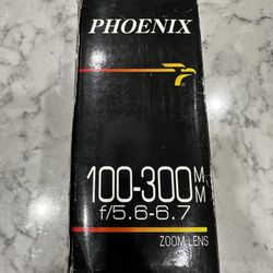 Phoenix AF Zoom Camera Lens 100-300mm Nikon