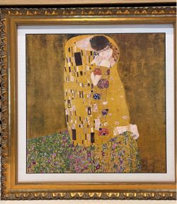 The Kiss by Klimt Framed Art Print