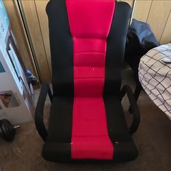 Black and Red Floor Gaming Chair