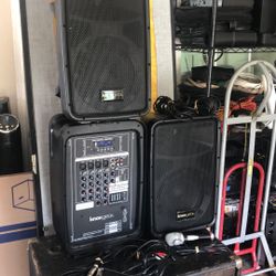 Knoxgear PA/DJ Party Sound System Bluetooth