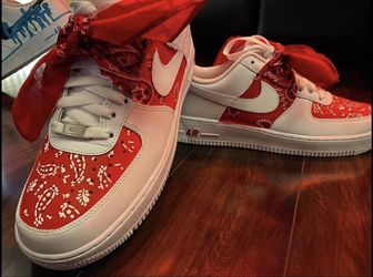 Red Air Firce 1’s