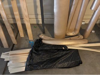 King size  silk bed frame with headboard LED lights