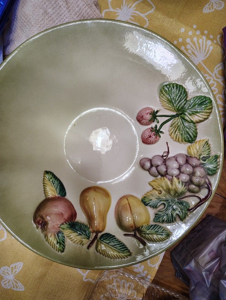 Vintage Ceramic Fruit Bowl