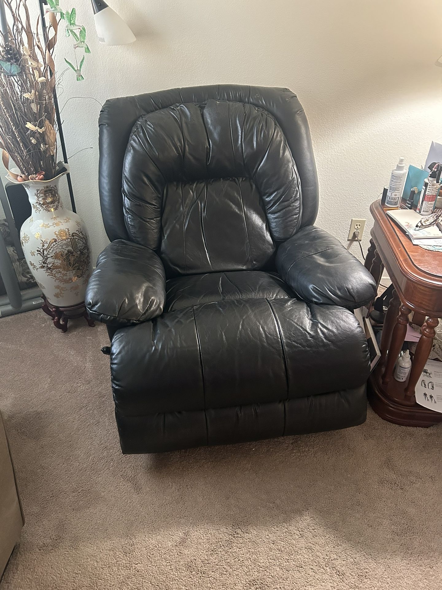 Leather Recliner Chair