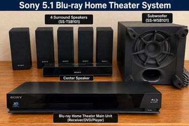 Sony 5.1 Blu-ray Home Theater System