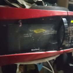 900 Red Microwave