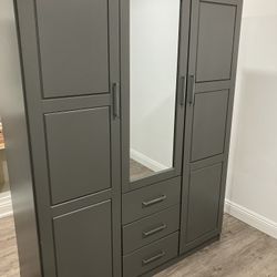 Wade Logan “Aveah” solid wood wardrobe