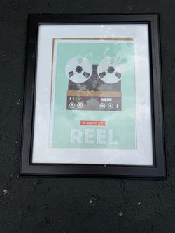 Keep It Reel retro Art poster