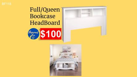 Queen Size Bookcase Headboard 
