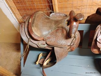 3 Horse Saddles