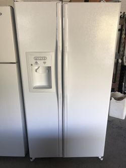 White Side by Side Refrigerator