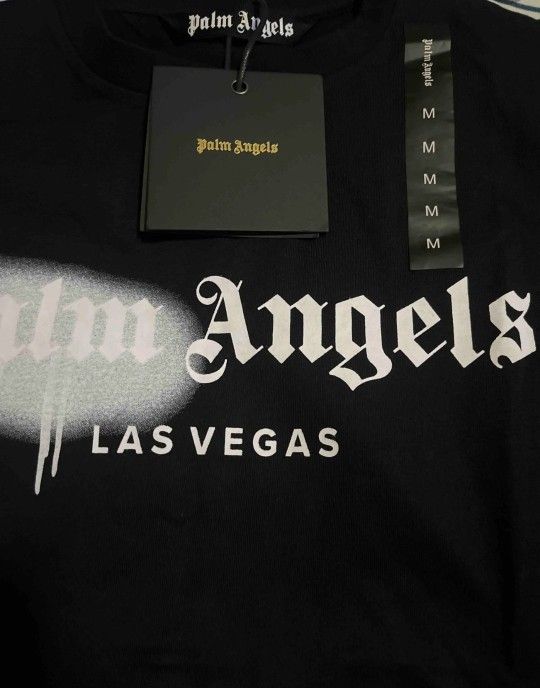 Palm Angels Letter Print Unisex Tee 