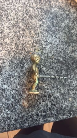 Vintage Brass-Style Figural Corkscrew – $35 OBO