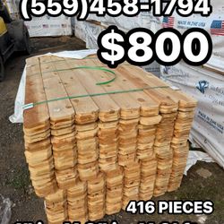 New Cedar Fence Wood / Madera Nueva De Cedro 