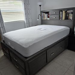 Brand new Ashley furniture bed and mattress