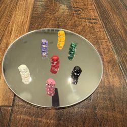 Lucky (7) 1/2 inch good luck waving cats  from China..$7