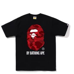 bape tee red  adult m