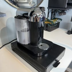 Nespresso VertuoLine Coffee Maker + Rolling Pod Storage Stand