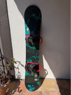 K2 snowboard + bindings